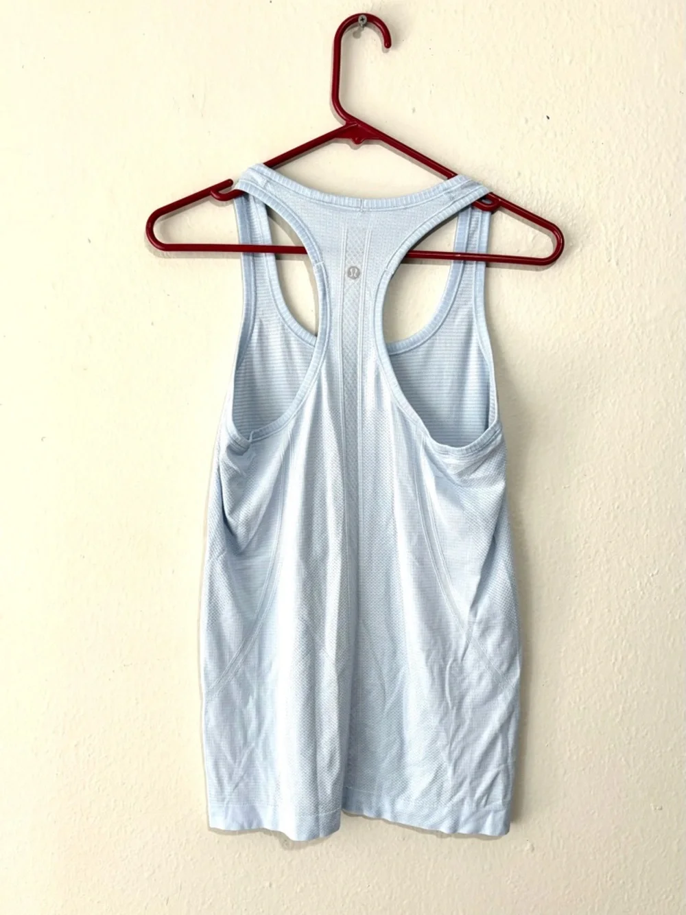 Light Blue Racerback Performance Tank Top by lululemon athletica
